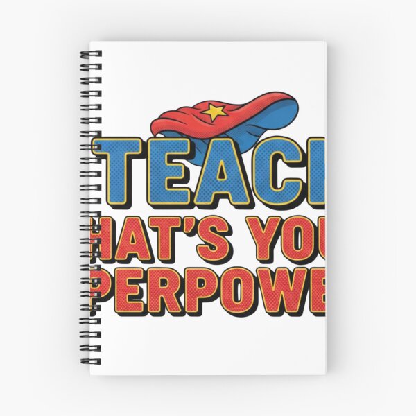 Item preview, I Teach Whats Your Superpower comic book teacher hero gift designed and sold by language-des.