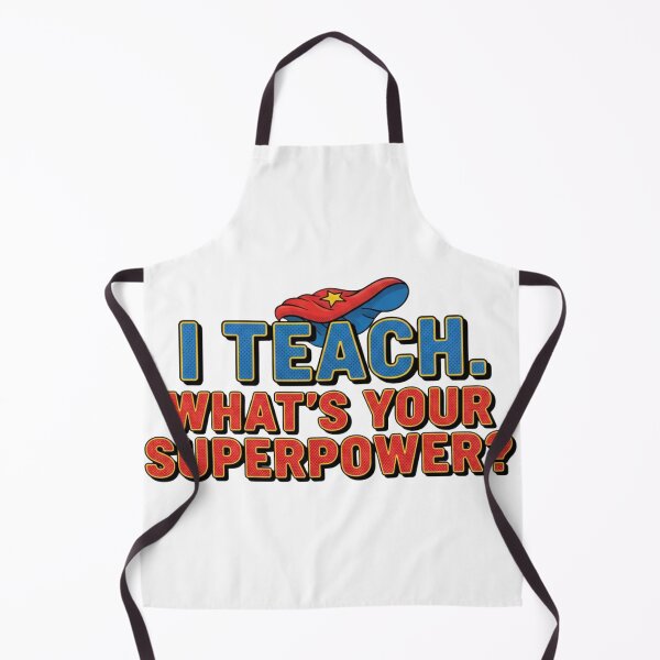 Item preview, I Teach Whats Your Superpower comic book teacher hero gift designed and sold by language-des.