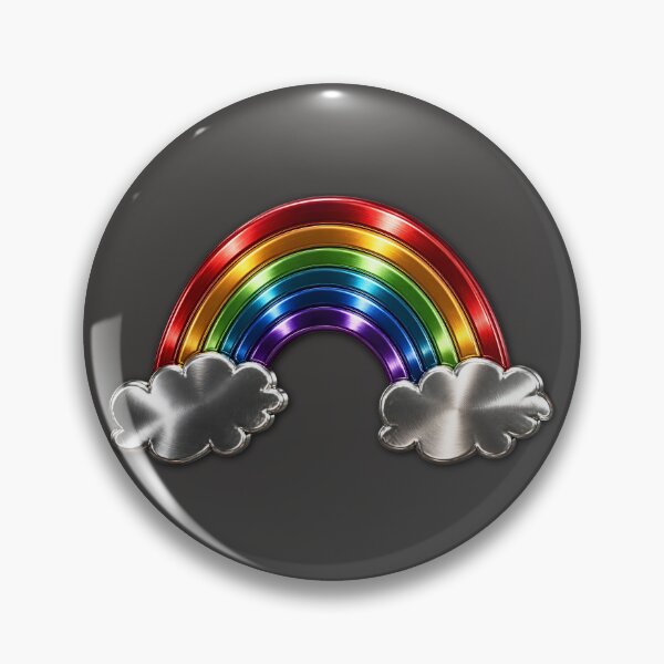 Item preview, Shiny Brushed Metal Rainbow designed and sold by TackyTime.