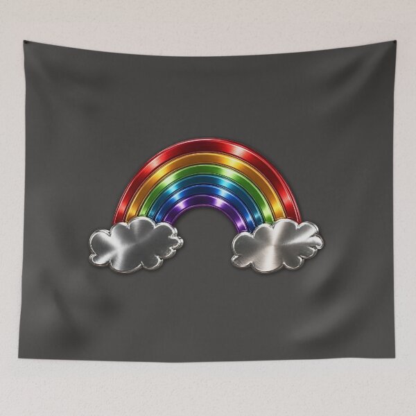 Item preview, Shiny Brushed Metal Rainbow designed and sold by TackyTime.