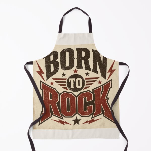 Item preview, Born To Rock Vintage Retro Distressed Rock Music T-Shirt designed and sold by SunnyDesign82.
