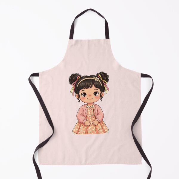 Item preview, Cute Kawaii Little Girl with Floral Dress | Transparent PNG Clipart designed and sold by arifali786.