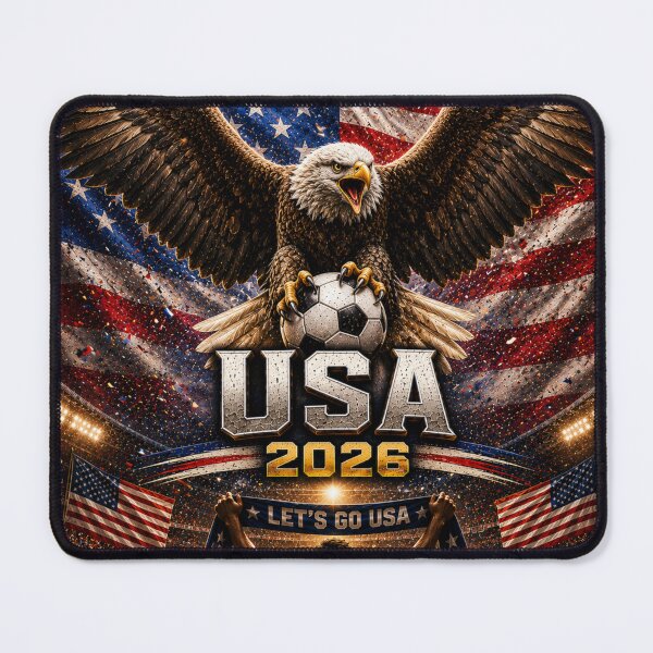 Item preview, USA Soccer 2026 Majestic Bald Eagle Artwork designed and sold by Winetastic-Art.