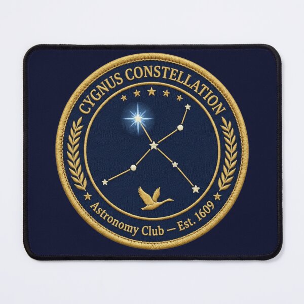 Item preview, Cygnus Northern Cross Vintage Astronomy Badge Patch designed and sold by CalmCapy Co.