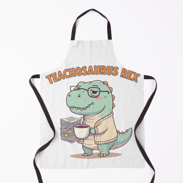 Item preview, Teacherosaurus Rex funny exhausted dinosaur teacher coffee gift designed and sold by language-des.