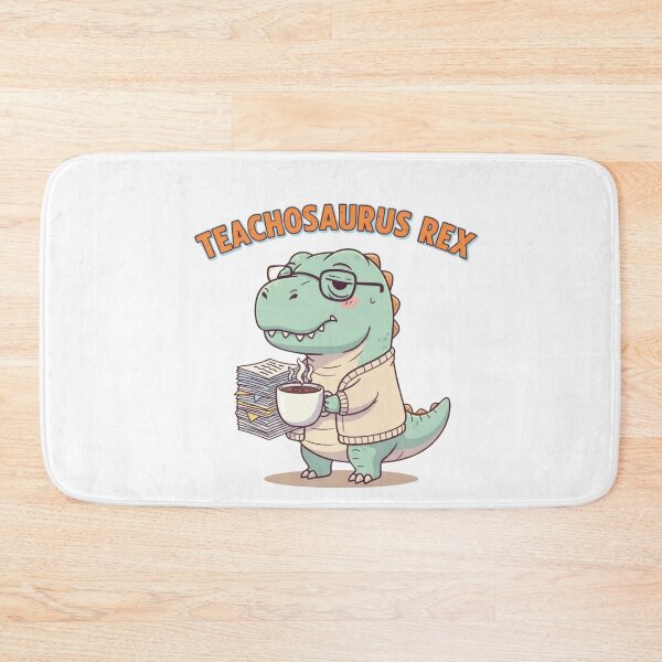 Item preview, Teacherosaurus Rex funny exhausted dinosaur teacher coffee gift designed and sold by language-des.