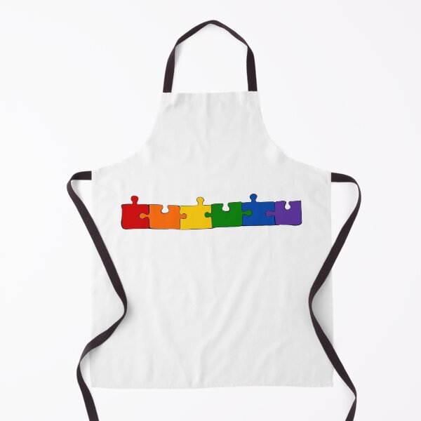 Item preview, Rainbow Puzzle Pieces Pride Flag designed and sold by HarveyHandcraftsandDesigns.