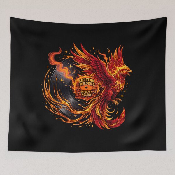 Item preview, Phoenix Rising from Vinyl designed and sold by krish-prints.