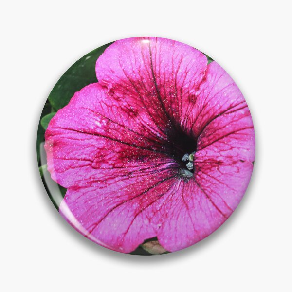 Item preview, Pink Petunia Flower Close-Up With Green Leaves Macro Garden Blooming Detail And Texture designed and sold by Nmallia.