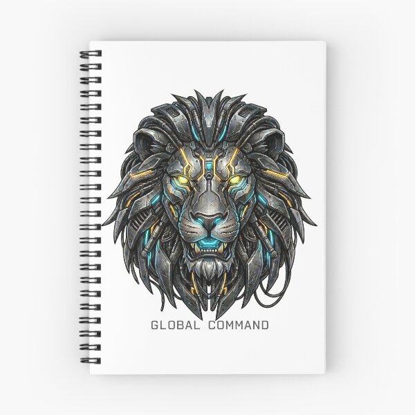 Item preview, Cybernetic Lion Head Mechanical Warrior Portrait designed and sold by Global-Command.