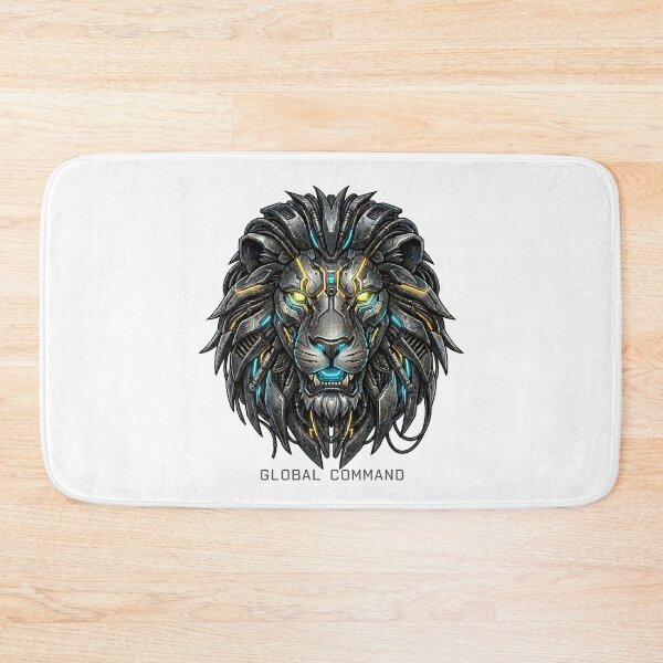 Item preview, Cybernetic Lion Head Mechanical Warrior Portrait designed and sold by Global-Command.