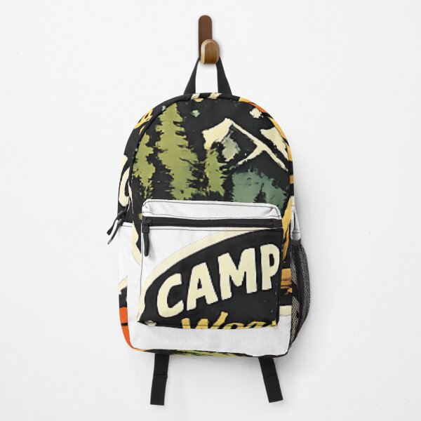 Item preview, Camp More Worry Less – Vintage Camping Adventure Design designed and sold by vansaidshop ⭐⭐⭐⭐⭐.