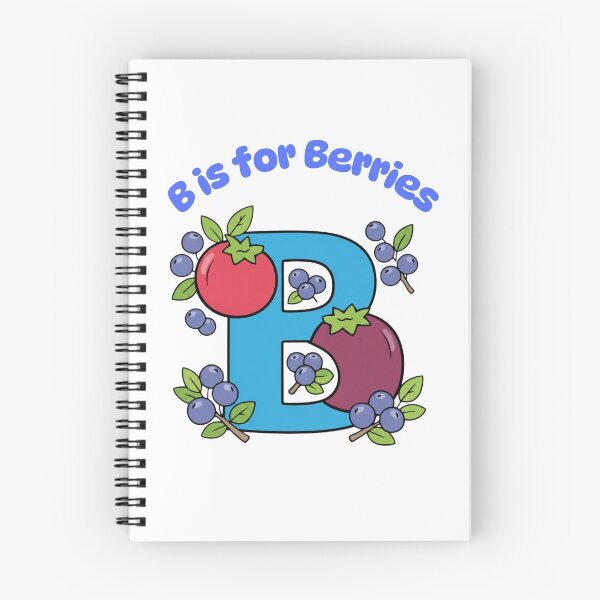 Item preview, B is for Berries Cute Alphabet Kids  designed and sold by Inka Moon Design.