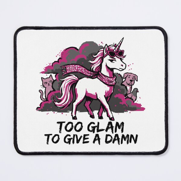 Item preview, Too Glam to Give a Damn Glamorous Unicorn designed and sold by XYZ LAB by Jesuperman.