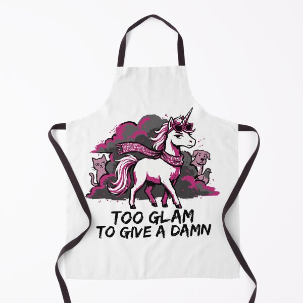 Item preview, Too Glam to Give a Damn Glamorous Unicorn designed and sold by XYZ LAB by Jesuperman.