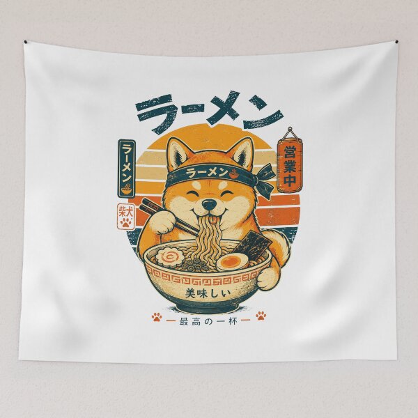 Item preview, Shiba Inu Ramen Lover designed and sold by Alpacatata.
