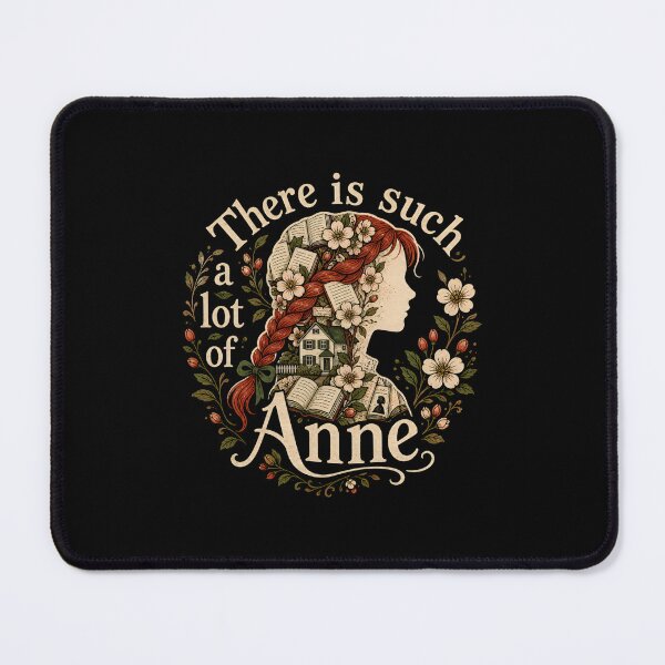 Item preview, There Is Such A Lot Of Anne of Green Gables Floral Silhouette designed and sold by Fenay Designs.