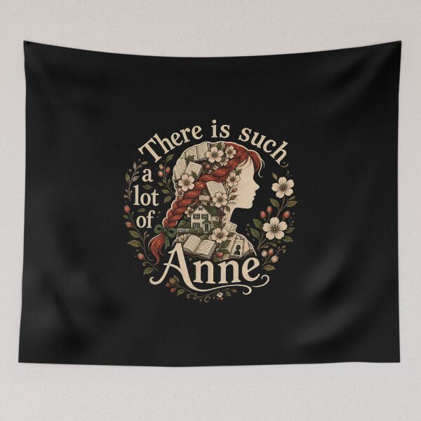 Item preview, There Is Such A Lot Of Anne of Green Gables Floral Silhouette designed and sold by Fenay Designs.