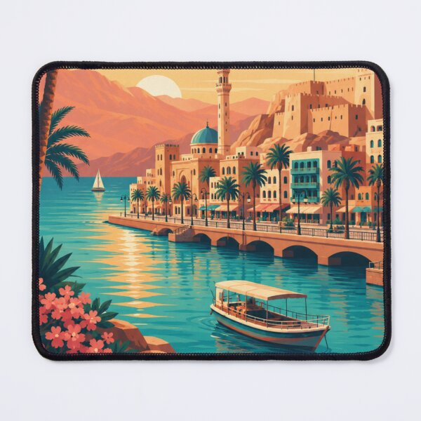 Item preview, Aqaba Jordan Travel Poster designed and sold by MatthewHeights.