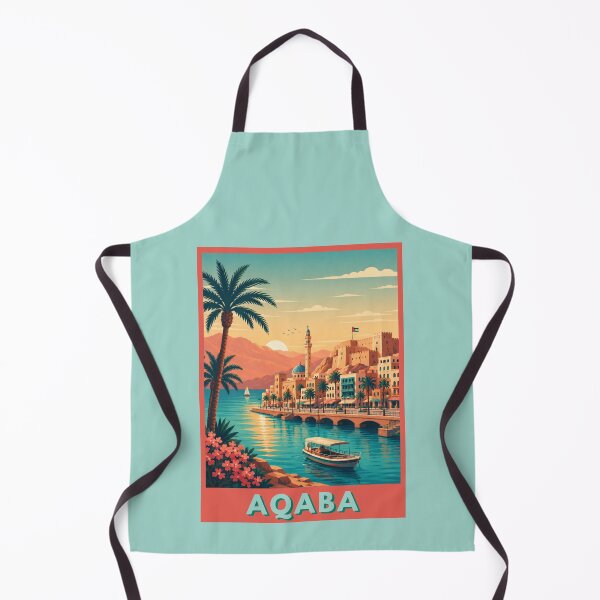 Item preview, Aqaba Jordan Travel Poster designed and sold by MatthewHeights.