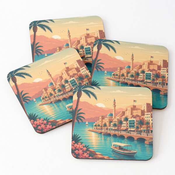 Item preview, Aqaba Jordan Travel Poster designed and sold by MatthewHeights.