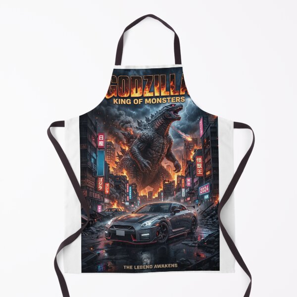 Item preview, Cinematic Kaiju Movie Poster Sports Car Graphic Design designed and sold by RevUpDesign.