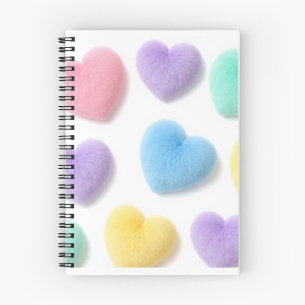 Item preview, Fluffy Pastel Hearts Pattern | Kawaii Dreamy Aesthetic designed and sold by DesignsByTaara.