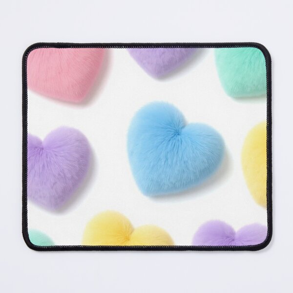 Item preview, Fluffy Pastel Hearts Pattern | Kawaii Dreamy Aesthetic designed and sold by DesignsByTaara.