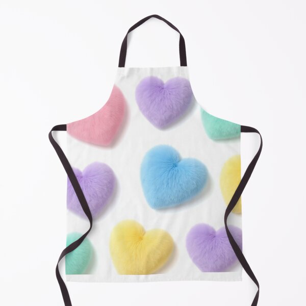 Item preview, Fluffy Pastel Hearts Pattern | Kawaii Dreamy Aesthetic designed and sold by DesignsByTaara.