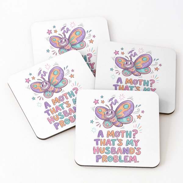 Item preview, A Moth That's My Husbands Problem Funny Design designed and sold by Stick-Artistry.