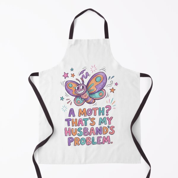Item preview, A Moth That's My Husbands Problem Funny Design designed and sold by Stick-Artistry.