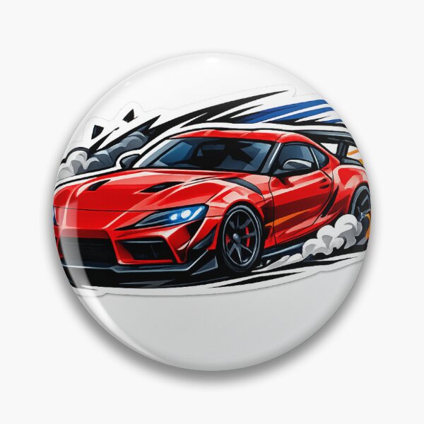 Item preview, Red JDM Sports Car Drift Sticker designed and sold by AuraAuto.