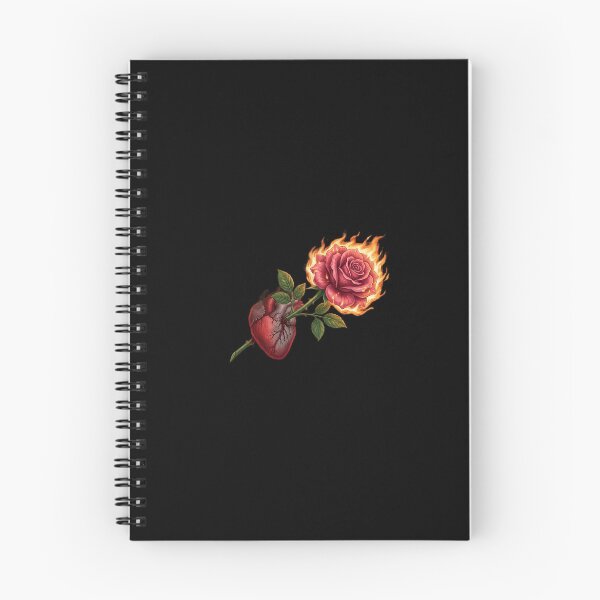 Item preview, Bleeding Heart: Burning Rose Piercing Life Portrait designed and sold by printlume-store.