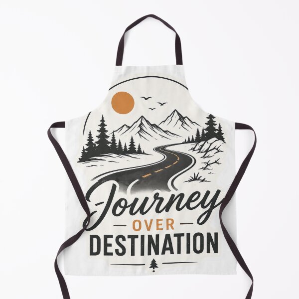 Item preview, Journey Over Destination Minimalist Travel Road Sticker designed and sold by Omanut Studio — By Ashwin..