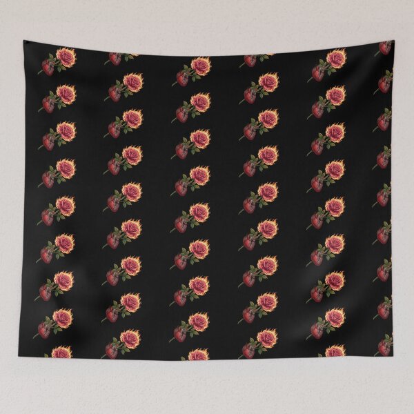 Item preview, Bleeding Heart: Burning Rose Piercing Life Portrait designed and sold by printlume-store.