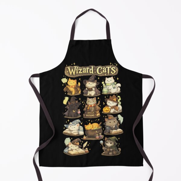 Item preview, Cute Wizard Cats Academy | Fantasy Cat Art designed and sold by GokuCreative .