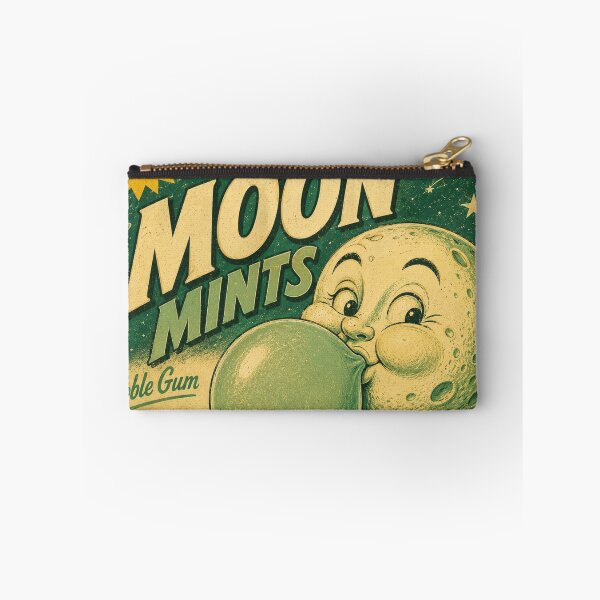 Item preview, Moon Mints Bubble Gum Vintage Candy Wrapper Retro Advertisement designed and sold by Region.