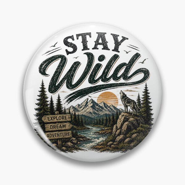 Item preview, Stay wild and explore adventures designed and sold by Side Quest Co..