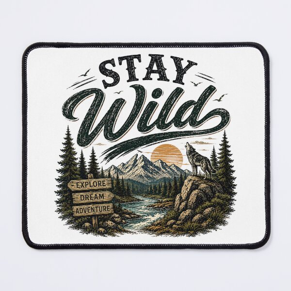 Item preview, Stay wild and explore adventures designed and sold by Side Quest Co..