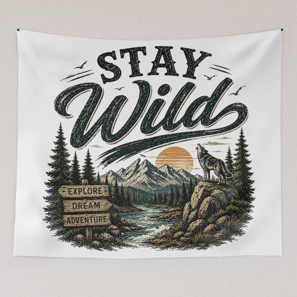 Item preview, Stay wild and explore adventures designed and sold by Side Quest Co..
