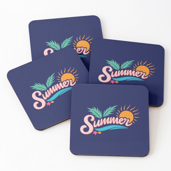 Item preview, Summer Beach Vacation Sun Ocean Wave Palm Leaves Starfish designed and sold by SolutionsArt.