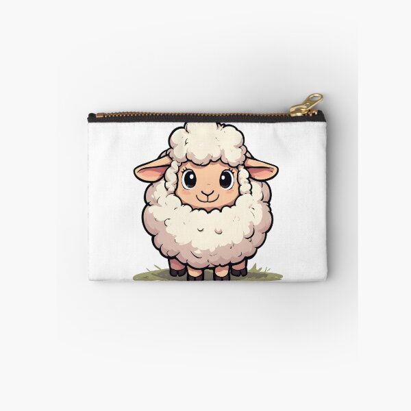Item preview, Cute Smiling Cartoon Lamb – Adorable Fluffy Sheep Character Illustration designed and sold by Karolina’s Cozy Creations.