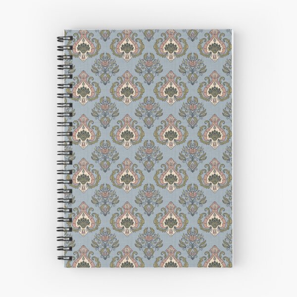 Item preview, Grand Medallion Damask Paisley on Light Denim Blue designed and sold by chrisdembinski.