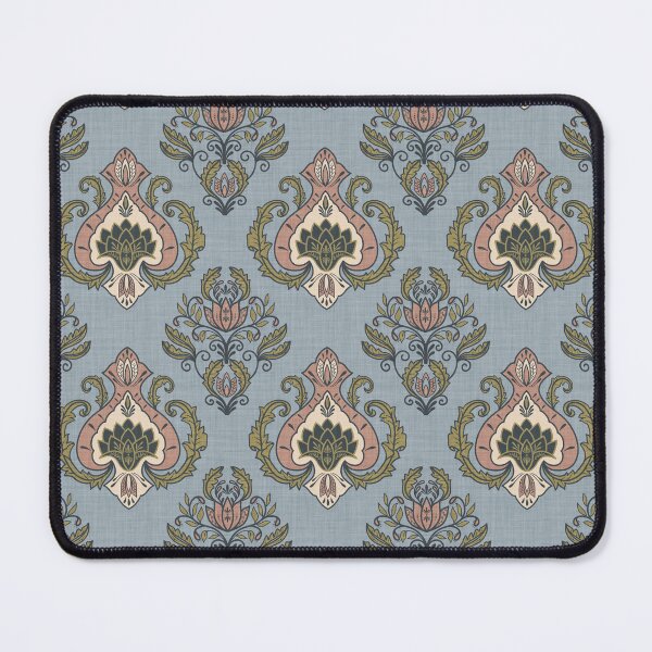 Item preview, Grand Medallion Damask Paisley on Light Denim Blue designed and sold by chrisdembinski.