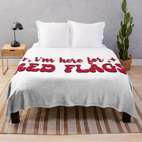 Item preview, I'm here for red flags designed and sold by stellacreates.