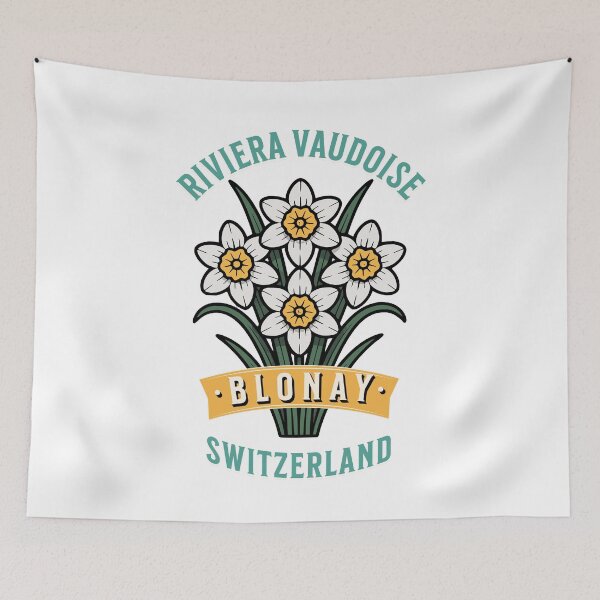 Item preview, Blonay Switzerland Wild Narcissi Riviera Vaudoise designed and sold by AntiqueImages.