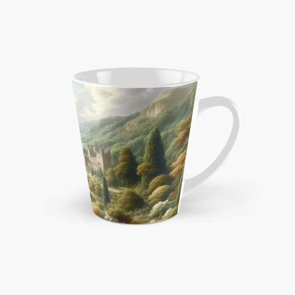 Item preview, English Garden Cathedral Valley AI Art Classical Landscape Wall Decor designed and sold by IRON SIREN.