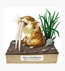 Sabre-toothed Hamster Photographic Print