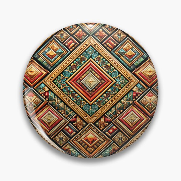 Item preview, Afrocentric Tribal Diamond Pattern designed and sold by BloomyBCrafts.