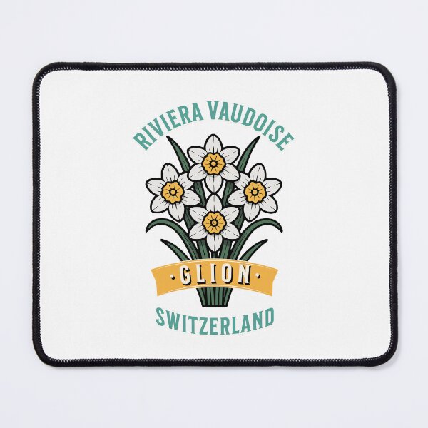 Item preview, Riviera Vaudoise Glion Switzerland Narcissi designed and sold by AntiqueImages.
